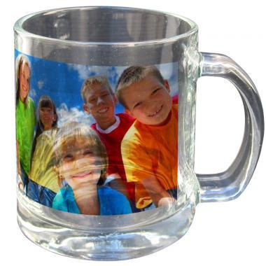 MUG EN VERRE TRANSPARENT À PERSONNALISER