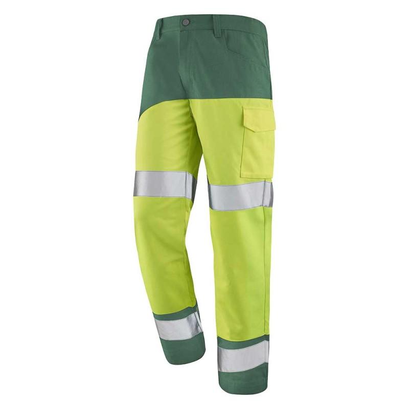Pantalon Fluo Safe XP 9B86 - Haute visibilité avec bandes rétro-réfléchissantes - Adapté à l'entretien industriel_0