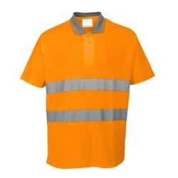 Portwest - Polo manches courtes en coton COMFORT HV Orange Taille 4XL - XXXXL 5036108290765_0