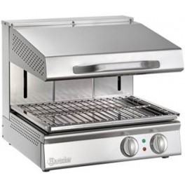 Salamandre électrique en inox 18/10 - fonction maintien en température - tête mobile - 4800 W - 59x63x503 cm_0