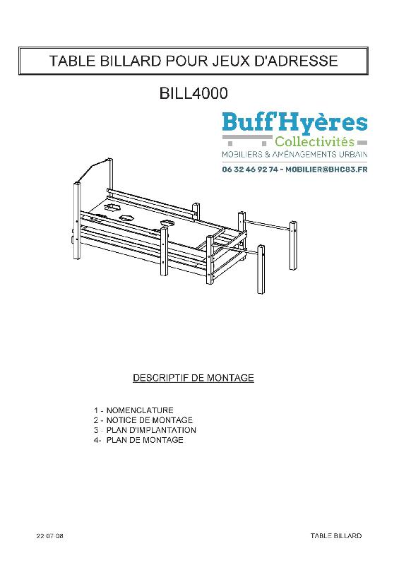 Table d'adresse - Équipements de Maintien à l'Éveil - Plateau incliné en contre-plaqué avec ouvertures pour balles - Structure en pin et main-courante en aluminium_0