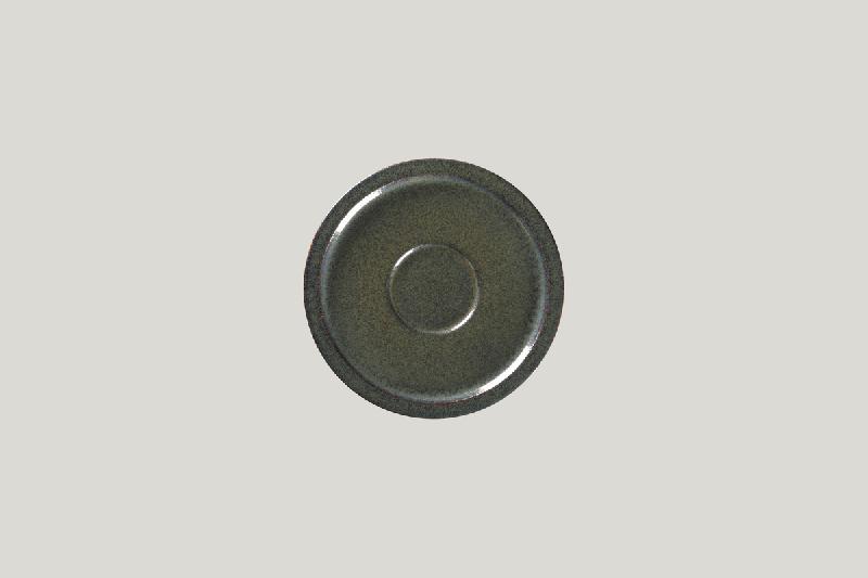 SOUS TASSE ROND NOIR PORCELAINE Ø 16,3 CM RAKSTONE EASE