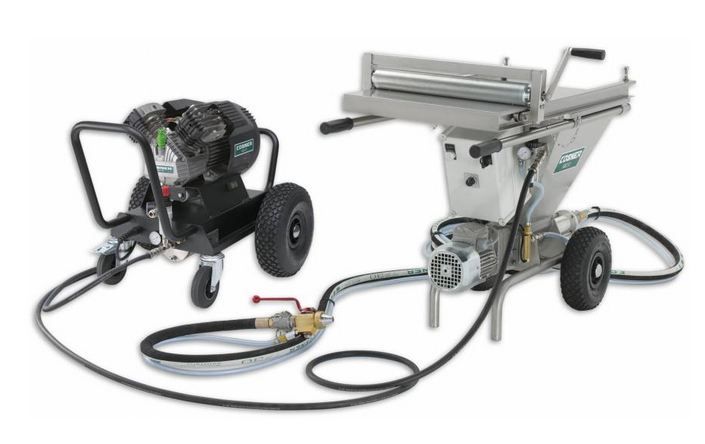 20/18 - Ensemble Machine à Projeter Kosner MK 20 - Pack Complet avec Compresseur MX18 et Accessoires_0