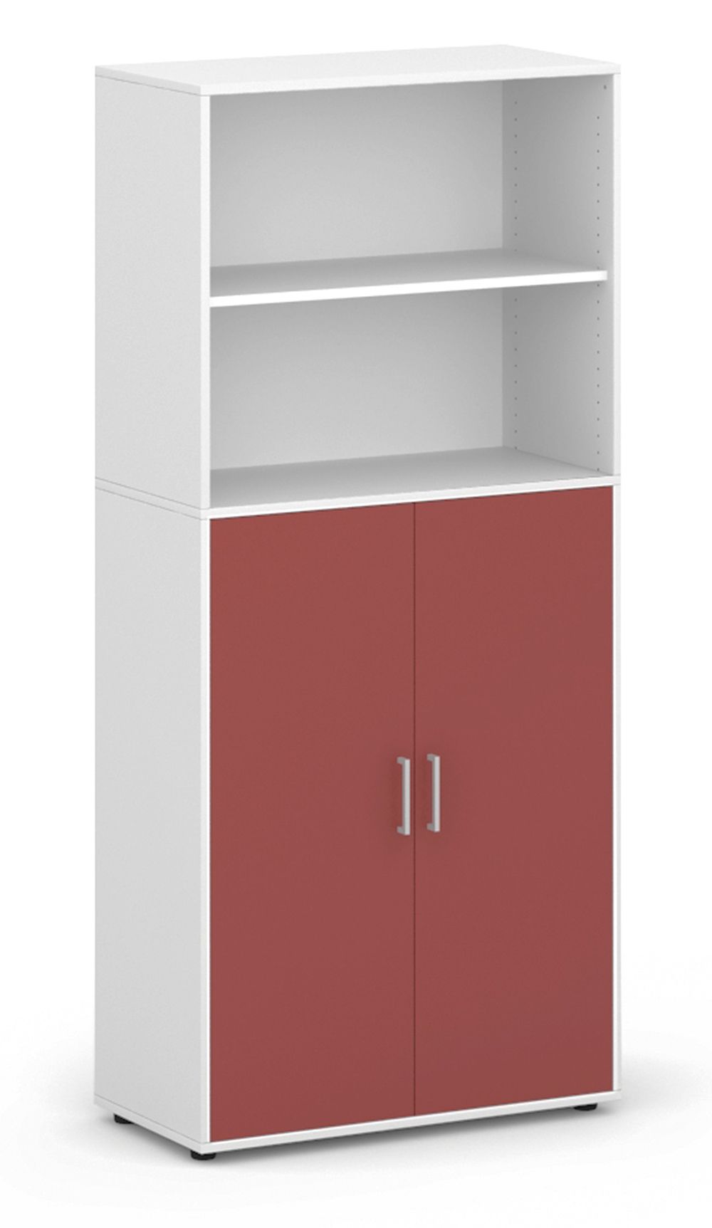 Armoire modulable - Mobibox MVPE2P avec 2 portes, 5 étagères et serrure à clé_0