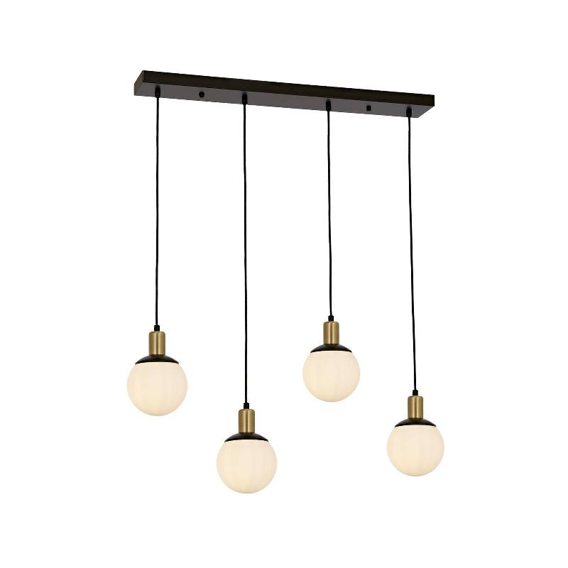 AVONNI SUSPENSION AV-1838-4Y-BSY BARRES, À 4 LAMPES