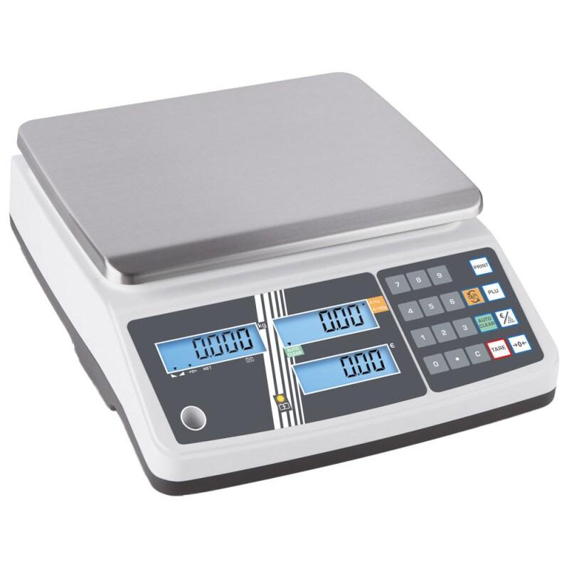 Balance à portions, charge utile maximum 6 kg, lecture 2 g 283x318x110 mm - VIRTUS - 0615402324861_0