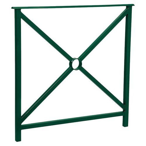 BARRIÈRE HÉRITAGE SIMPLE CROIX 80 CM - VERT 6005 - PROCITY