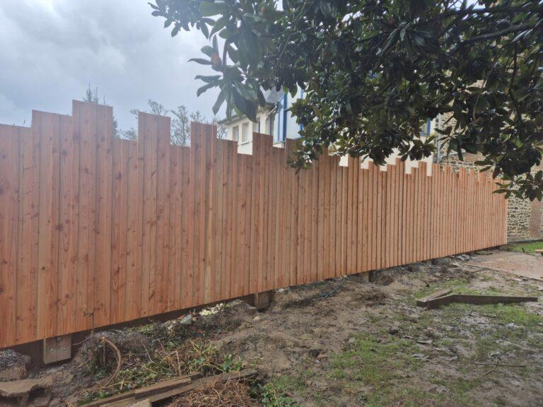 Claustra en bois Douglas - CLAUS-1 - Asymétrique 48mm par LCI Cheval_0