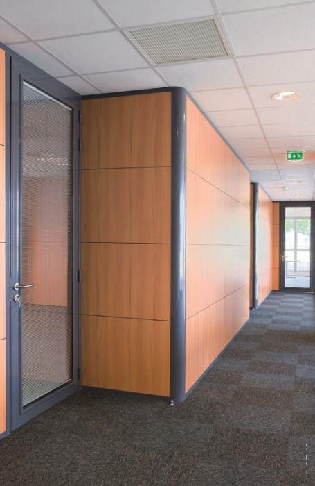 Cloison de bureau sans couvre-joint - isolation acoustique haute performance - finition invisible_0