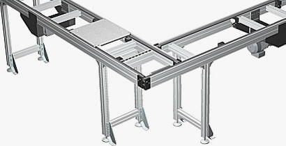 Convoyeur modulaire à palettes MiniTec RMS/FMS - transfert linéaire avec palettes sur mesure et options de charge jusqu'à 300 kg_0