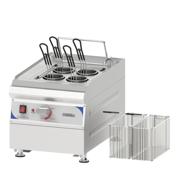 Cuiseur à pâtes professionnel Casselin - 9L - Acier inoxydable avec paniers inclus_0