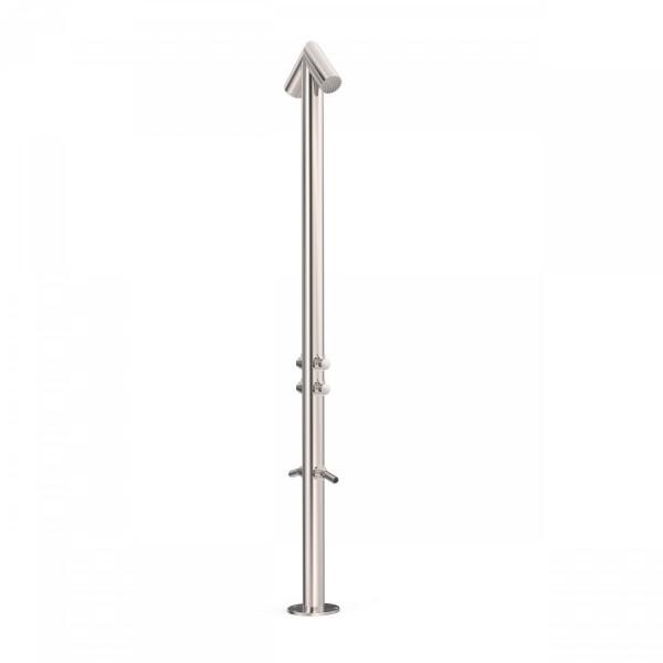 DOUCHE DOUBLE POUR LA PISCINE INOX - TRES 13499502