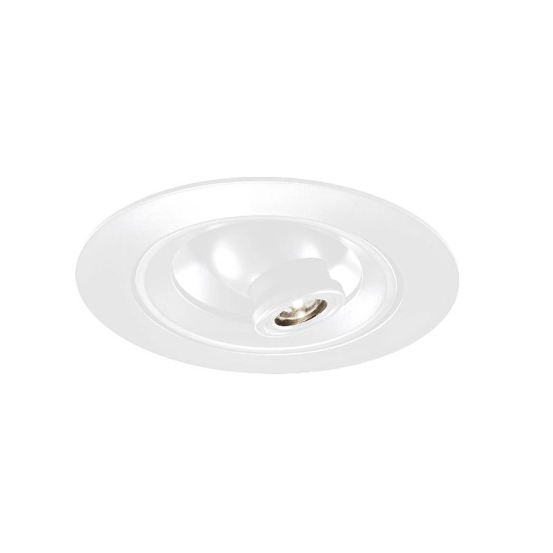 EGGER LICHT EGGER DLS SPOT ENCASTRÉ LED RIGA ZOOOM, ROND, BLANC, 3.000K