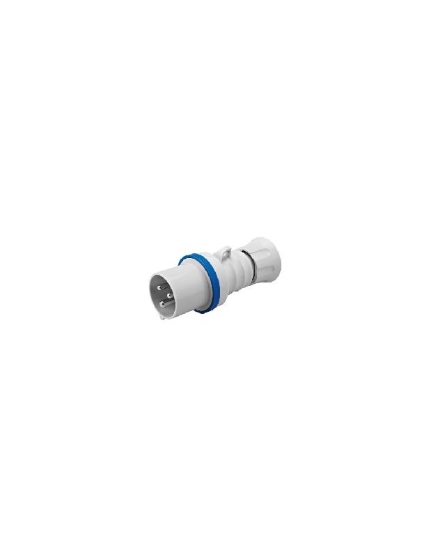 FICHE MOBILE DROITE IEC 309 HP IP44/IP54 2P+T 16A 200 - 250V BLEU - GEWISS - GW60004FH
