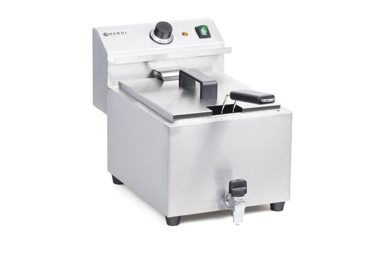 Friteuse Mastercook avec robinet de vidange - 8 L - Matériel professionnel de cuisine - Réf. 209202_0