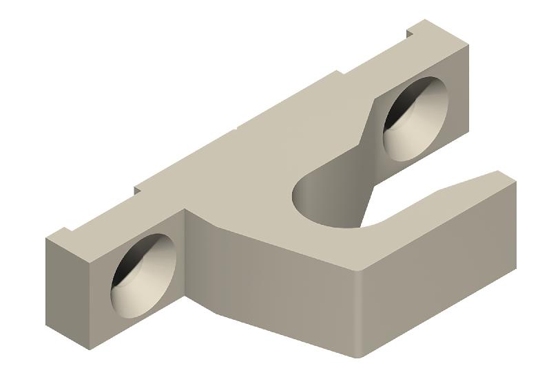 GÂCHE À RETOUR TON ALU LARGEUR 12MM - LA CROISEE DS - DS6303-007