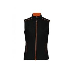 Gilet DayToDay femme WK. Designed To Work noir|orange T.XL WK Designed To Work - XL polyester 3663938188584_0