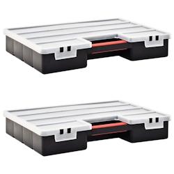 HELLOSHOP26 - Boîtes d'assortiment 2 pièces 460 x 325 x 80 mm plastique 02_0003228 - 02_0003228_0