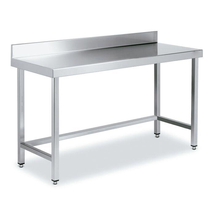 ITALCONCEPT L2G Table Inox 304 Soudee Adossee, 850 x 700 x 1800mm - 3616350005700_0