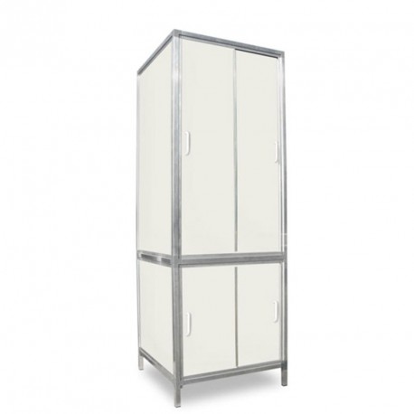 Kit bonanza blanc - armoire de culture rigide g-tools - modèle mini 0.35m2 (176x61x61)cm_0
