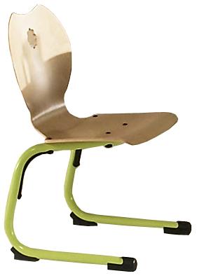 CHAISE COQUE CHLOÉ APPUI SUR TABLE T2 ROUGE RAL 3000 - MANUTAN COLLECTIVITÉS