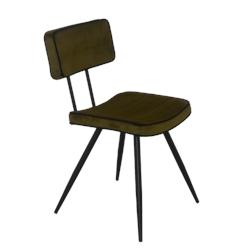 Lot de 2 Chaises Samuel Vert Olive, 81 x 46 x 60 cm, France Mobilier Chr - vert textile 3760326525355_0