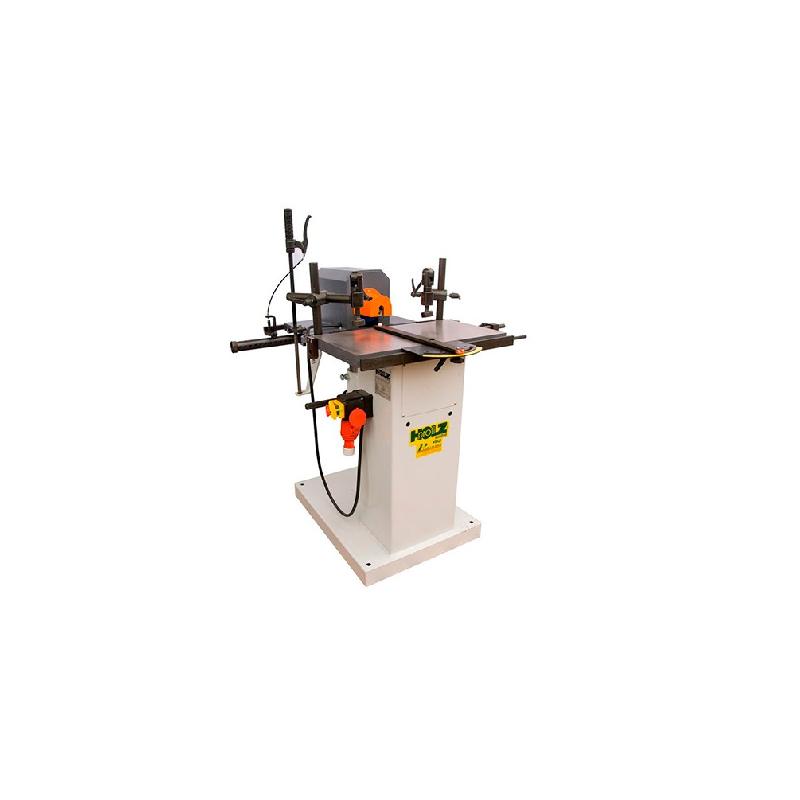 Mortaiseuse à mèche LBM200 2200 W 230 V - LBM200-MONO - Holzprofi, robuste et précise, avec table en fonte et dispositif de perçage en série_0