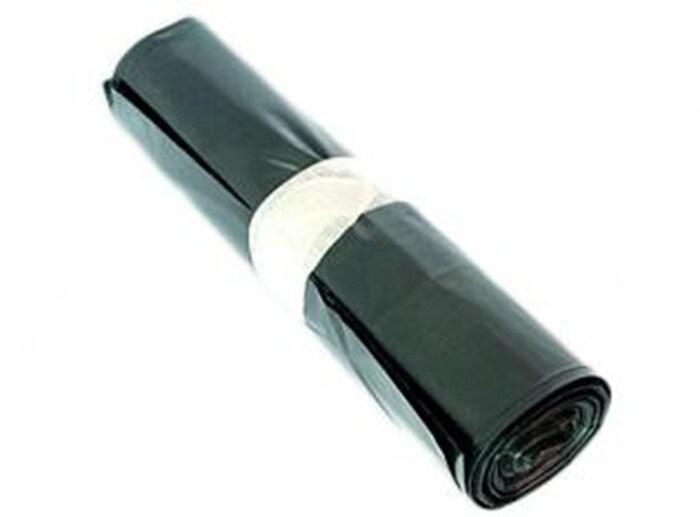 NOVACLEAN Sac Poubelle 100L HD 18µ - Noir PEHD Vierge - Grande Résistance et Rigidité Pro - Lot de 200 - noir SP100HD18-N_0