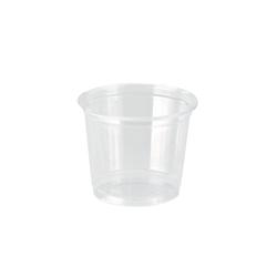 Packnwood FHC - Lot de 1 000 pots alimentaires en plastique PET transparent 150ml - H68mm - recyclable et adapté congélateur_0
