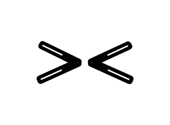 Peerless ACSBR1 kit de support Noir_0