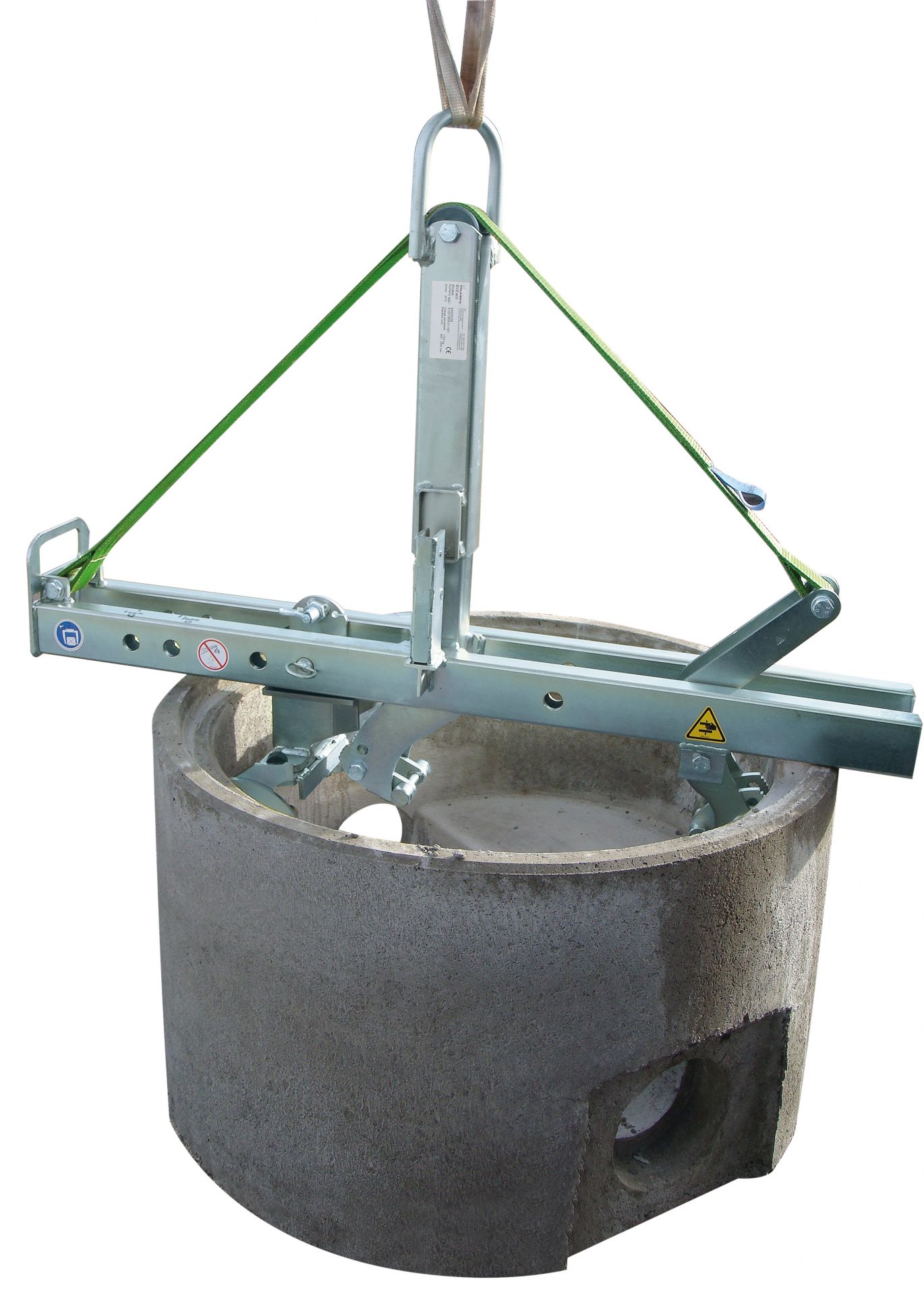 Pince de levage pour regards - SVZ-ECO - capacité 1700 kg - pour regards, cônes et charges rectangulaires_0