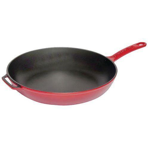 POÊLE EN FONTE ROUGE - CHASSEUR - MANUTAN COLLECTIVITÉS