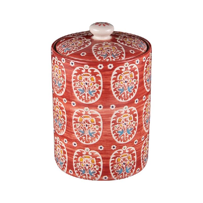 Pot hermétique 11,5 Sagrada -  Rouge Rond Grès Table Passion 11.5x11.5 cm - rouge 3106232385827_0