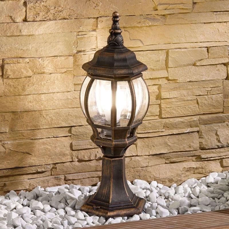 LINDBY LAMPE POUR SOCLE NADESHA, DORÉ BROSSÉ