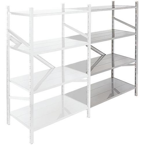 RAYONNAGE INOX SUIVANT P.500XL.850 - PLEIN - ACTIWORK