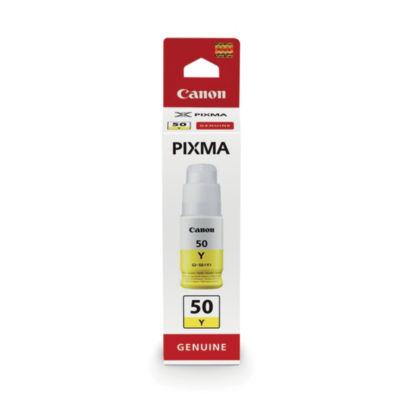 Recharge cartouche encre Canon GI-50 jaune pour imprimante jet d'encre_0