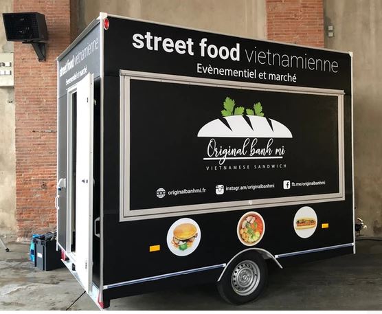 Remorque équipée pour snack ambulant 3.00m personnalisable à votre image_0
