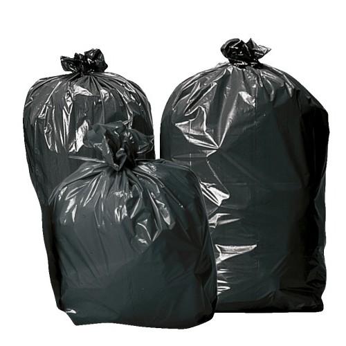SACS POUBELLE NOIRS - 50 LITRES - 20 SACS BRICOZOR