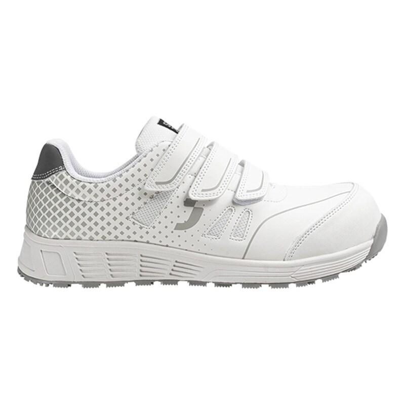 Safety Jogger - Chaussures de sécurité basses antidérapantes larges avec fermeture velcro PACCOS blanc S1PS #ffffff Taille 38 - 38 matière synthé_0