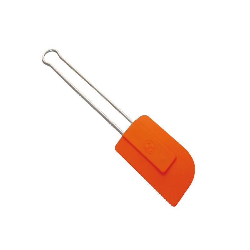 Schneider - Racloir à manche en silicone grand orange, 325 mm de long, avec manche en acier inoxydable - orange silicone 200927_0