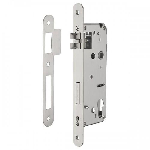 SERRURE À LARDER MONOPOINT INTELOCK - TÉTIÈRE BOUTS RONDS - RÉVERSIBLE - 85X50MM THIRARD
