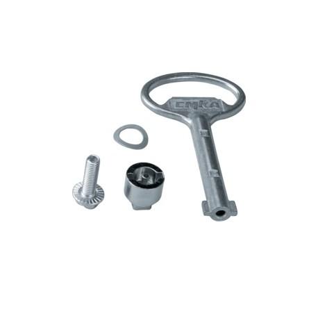 SERRURE DBLE BARRE+CLÉ IP5-6 - ENVELOPPES HAGER FZ501