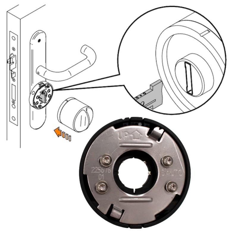 Adaptateur pour profil européen key turner danalock - SALTO - dcslae - 776577_0