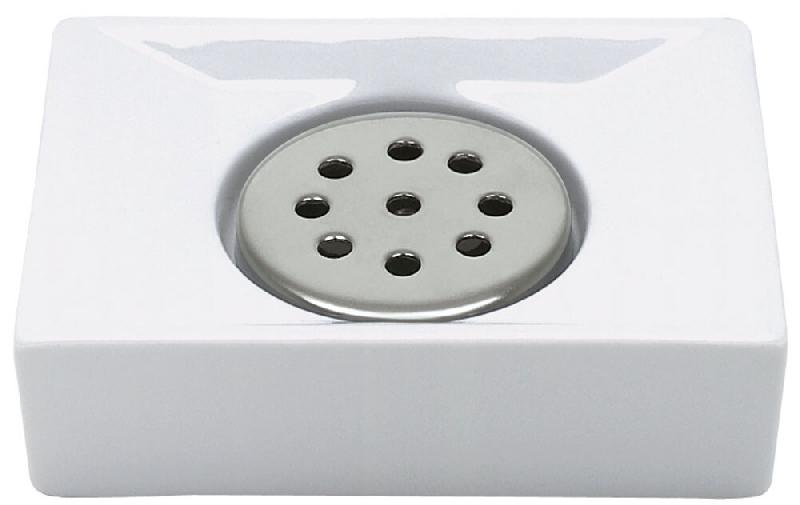 SPIRELLA Quadro Porte-savon en porcelaine couleur blanche - blanc porcelaine 10.00154_0