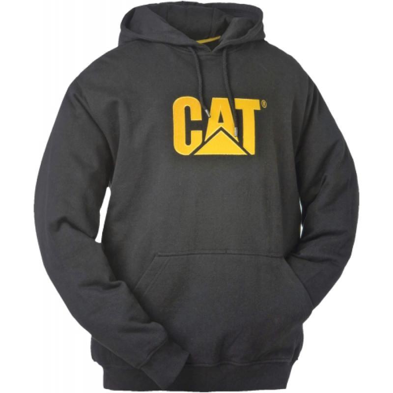 Sweat cat noir/jaune trademark à capuche xl_0