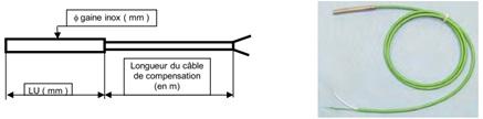 Thermocouple standard LS - économique et polyvalent - pour températures moyennes (-60° à 350°C) avec gaine inox 316L_0