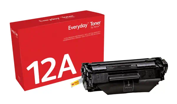 Toner Everyday¢ _OEM_NAME_ Noir de Xerox compatible avec HP 12A (Q2612A), Capacité standard_0