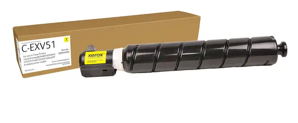 Toner remanufacturé Jaune Everyday¢ de Xerox compatible avec Canon C-EXV51 (0484C002), Capacité stan_0