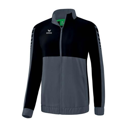 VESTE DE SURVÊTEMENT FEMME - ERIMA - SIX WINGS GREY/NOIR