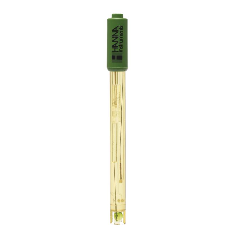 Électrode pH combinée - corps plastique à bulbe sphérique - double jonction - connecteur BNC - câble 1 m - HI1230B_0